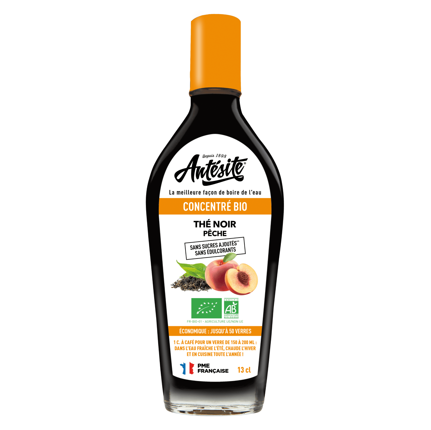 Antésite Concentrés de fruits Thé noir pêche