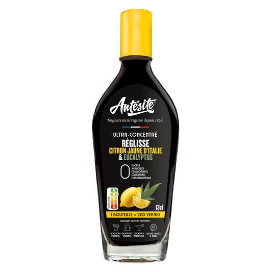 Antésite Ultra-concentrés Réglisse Citron jaune d'Italie & eucalyptus