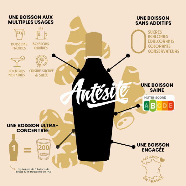 Antésite Ultra-concentrés Réglisse Gingembre