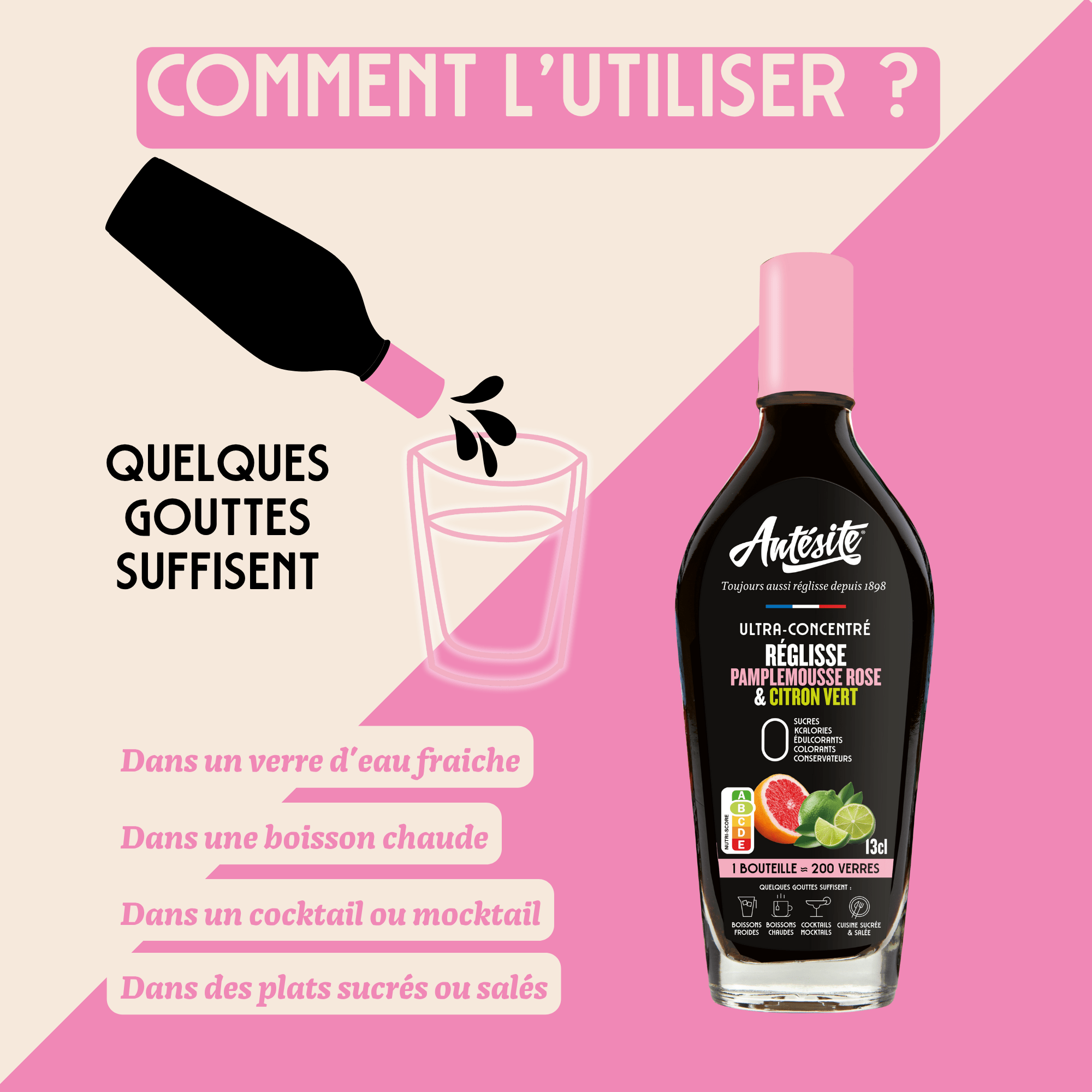 Ultra-concentr Rglisse Pamplemousse Rose & Citron Vert - Antsite Ultra-concentr Rglisse Pamplemousse Rose & Citron Vert - Antsite